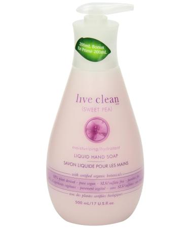 Buy Ablazemoon Live Clean Sweet Pea Moisturizing Hand Soap 500mL - International Shipping Available - Buy Online on GoSupps.com