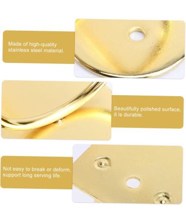 Housoutil Clipper Stand Beard Holder Barber Clippers Professional Hair Scissor Holder Hair Clipper Hair Trimmer Holder Barber Clipper Holder Fader Gem Stainless Steel 12.5x6cm Gloden - Buy Online on GoSupps.com