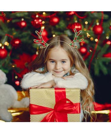 Christmas Reindeer Antlers Headband Rhinestone Christmas Headbands Cute Xmas Hair Hoops with Ears Shinny Crystal Christmas Hairbands Costume Headwear for Xmas Holiday Party Decoration A7SZLJFG - Buy Online on GoSupps.com