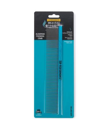 Master Grooming Tools Aluminum Finishing Comb  Versatile Combs for Grooming Dogs, 10" - Buy Online on GoSupps.com