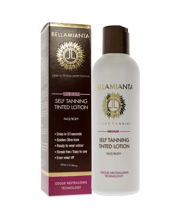 Self Tanning Tinted Lotion - Medium (6.76 oz) | Best Self-Tanner for a Natural Glow - International Shipping Available - Buy Online on GoSupps.com
