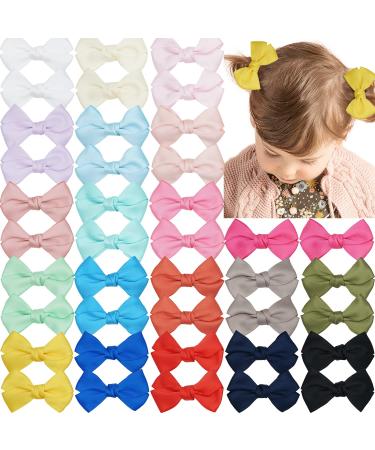 Midodo 40 pieces hair grinding girl baby hair clips hair clips hair clip loop hair accessory for girls children (40 pieces - a)