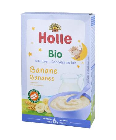 Holle Organic Milk Porridge Banana - 250g (1 Pack) | Healthy Baby Food | International Shipping - Buy Online on GoSupps.com