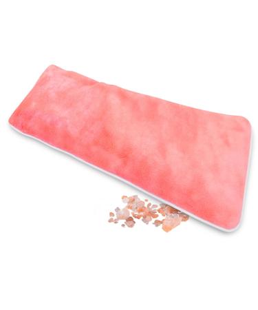 Eurow Luxe Microwavable & Freezable Himalayan Salt Eye Pillow Mask Pink