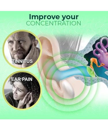 Green Tinnitus Relief Ear Plugs 30g - Small Size for Sleeping - Ear Care Soothing Solution - Buy Online on GoSupps.com