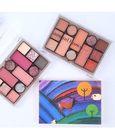 Glitter Eye Shadow Long Lasting Make up Matte Eyeshadow Palette and Pearlescent Eyeshadow Palette with 12 Colors for Fashion Women Shimmer Beauty Eyes Sillervan - Buy Online on GoSupps.com