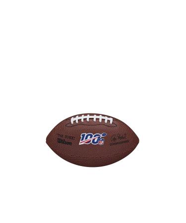 Wilson NFL 100 Mini Football Soccer Ball Brown