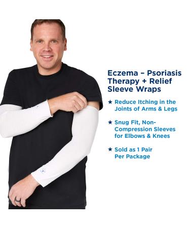 Eczema & Psoriasis Arm & Leg Sleeve | Wet Wrap Bandage for Sensitive Skin | Size 7 - Moderate & Severe Treatment - Buy Online on GoSupps.com