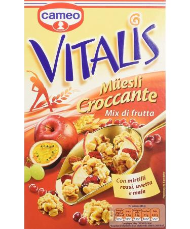 Cameo Vitalis Muesli Crispy Fruit Cereal Mix 300 g