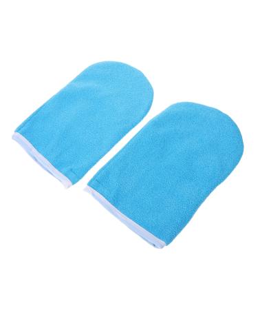 Ipetboom 1 Paire De Recharges De Paraffine Bleue Doublures De Bain En Polyester Pour Les Mains Mitaines En Cire De Paraffine Mitaines En Tissu