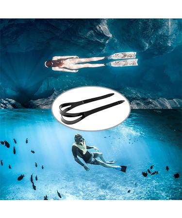 2-Piece Universal Silicone Dive Mask Strap Replacement - Black | Flexible Swim Eyewear Accessories for Scuba Diving & Swimming - Buy Online on GoSupps.com