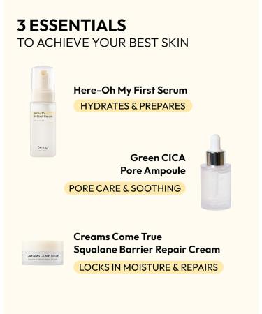 De:maf Welcome Skincare Gift Kit Bestseller 3-Step Skincare Set for Sensitive Skin & Barrier Care | Travel Size Skincare Gift Set for Mom & Women - Buy Online on GoSupps.com