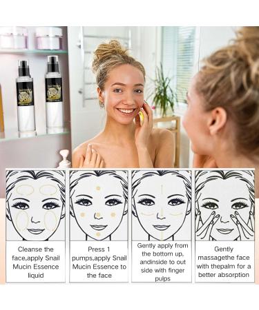Tongyend Snail Mucin Serum Snail Mucin 98% Power Repairing Essence Hydrating Snail Mucin Moisturiser Repairing Serum for Face With Snail Secretion Filtrate Dull Skin Repairing Hyaluronic Acid Essence - Buy Online on GoSupps.com