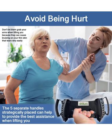 Gait Belt for Seniors - Easy-to-Use Transfer Belts with Handles for Elderly & Patients - Quick Release for Medical Nursing - Improve Balance & Safety - Buy Online on GoSupps.com