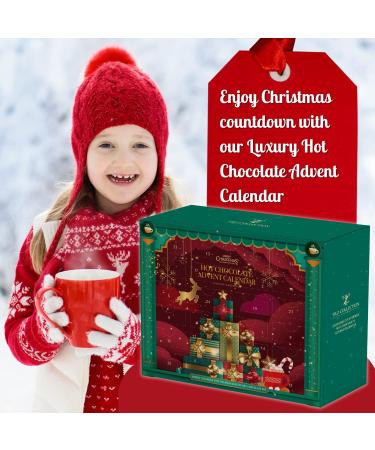 Hot Chocolate Advent Calendar 2023-24 Days Hot Chocolate Flavour Selection of Toasted Marshmallow Hazelnut Gingerbread Salted Caramel and More - Hot Chocolate Gift Set | Christmas Set - Buy Online on GoSupps.com