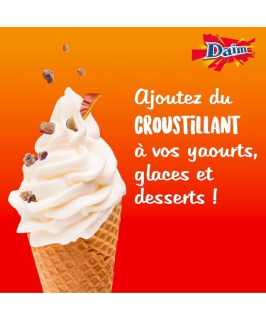 DAIM - Brisures au Chocolat au Lait et clats de Caramel - Id al pour Desserts et P tisseries - Format Familial - 2 Sachets de 1 kg Brisures x2 - Buy Online on GoSupps.com