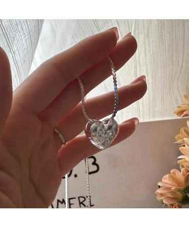 Shop Oralgo's Heart-Shaped Collarbone Necklace: Elegant Long Chains & Chokers for Women | Unique Party Jewelry in Copper - Buy Online on GoSupps.com