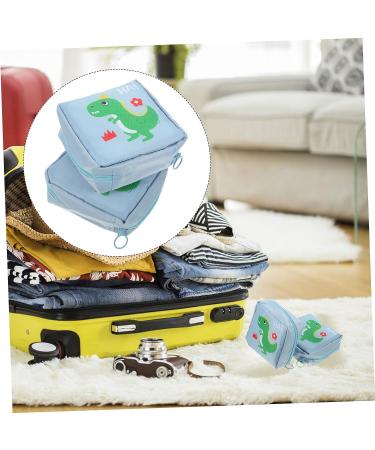 IWOWHERO Period Pad Pouch - 2pcs Towel Storage Bag for Women | Tampon & Napkin Organizer Travel Tote Purse - Buy Online on GoSupps.com