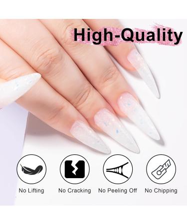 NXJ INFILILA Poly Gel 50ml Builder Gel White Nail Extension Gel Hard Gel for Nails Soak Off UV LED Glitter Gel Nail Polish for Home and Manicure Nail Salon DIY Gift for Girls Women A-white - Buy Online on GoSupps.com