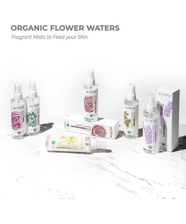 Alteya Organic Centifolia Rose Water Spray 100ml - 100% USDA Certified Organic Authentic Pure Natural Rosa Centifolia Flower Water Steam-Distilled and Sold Directly by The Rose Grower Alteya Organics - Buy Online on GoSupps.com