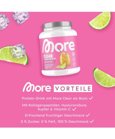 More Clear Glow Peptides - Watermelon 600g | Boosts Muscles Skin Joints & Ligaments | Premium Quality Made in Germany - Buy Online on GoSupps.com