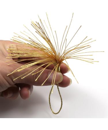 VAPKER 100 Pieces Light Gold 5-Inch Silky Tassels for DIY Projects and Jewelry Making - Buy Online on GoSupps.com