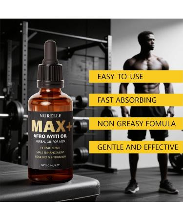 Nurelle Trineh Max+ Afro Ayiti Oil Natural Herbal Massage Oil Quickly Absorbed Non-Greasy moisturizing (1pc) - Buy Online on GoSupps.com