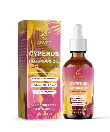 WOJJ Cyperus Rotundus Oil for Natural Hair Reduction 60ml Hair Inhibiting Oil with Jojoba & Rosehip Soothing and Moisturizing Body Oil for All Skin Types (1) - Buy Online on GoSupps.com