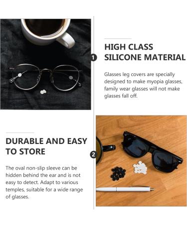 Coheali 40 STK Anti-Slip Glasses Holder Strap & Silicone Ear Pads - Premium Comfort for Sunglasses & Eyeglasses - Buy Online on GoSupps.com