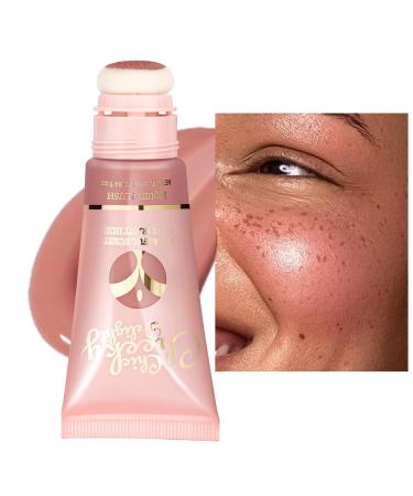 Velvet Liquid Blush - Long-Lasting Face Blusher Non-Greasy Compact Coutouring Cheeks Blush for Oil Skin for Gathering Dating Traveling Home Working 04