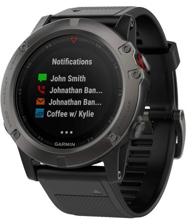 Buy Garmin Fenix 5X Black - Premium GPS Smartwatch | Global Shipping Available - Buy Online on GoSupps.com