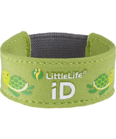 LittleLife Safety Wristband Kids iD Bracelet With iD Cards For Emergency Contact Or Medical Information Safety Id Strap Turtle