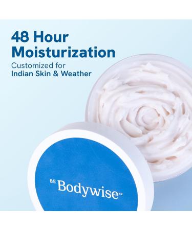 Be Bodywise 4% AHA BHA Shea Body Butter | 200g | With 48 hours of Intense Moisturization | For smooth and radiant skin - Buy Online on GoSupps.com