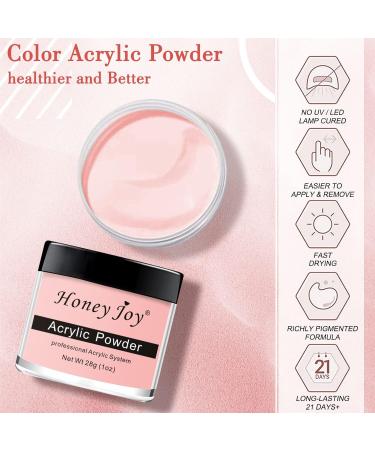28g Acrylic Nail Powder Set for French Manicure - White, Clear, Black, Nude | HJ-NAP017 (No.12) - Buy Online on GoSupps.com