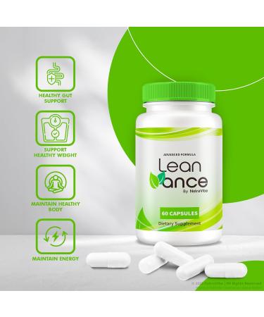 NutraVibe (3 Pack) LeanVance Capsules Official Lean Vance Pills All-Natural Formula to Support Healthy Body Energy and Overall Well-Being Premium Pastillas Review (180 Capsules) - Buy Online on GoSupps.com