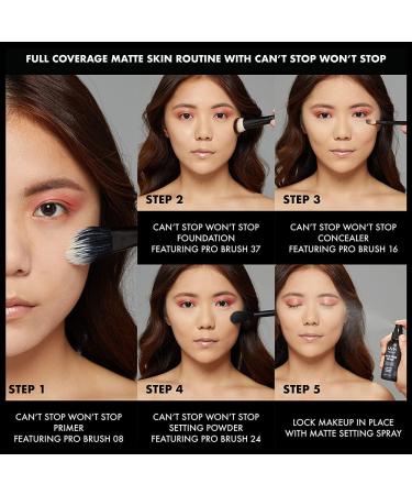 Nyx Professional Makeup Can't Stop Won't Stop Foundation - Full Coverage Long-Lasting Waterproof Vegan - 07 Natural (2 Pack) - Buy Online on GoSupps.com