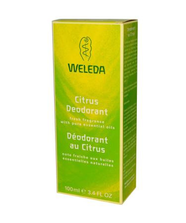 Weleda Deodorant Citrus, 3.4 FL Oz (Pack of 2)