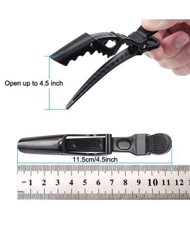 Buy Aobetak 10-Piece Black Hair Clips - Slide-Resistant Wide Teeth Hairdressing Supplies for Women & Girls - International Shipping - Buy Online on GoSupps.com