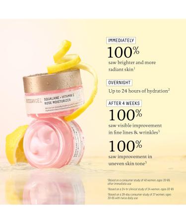 BIOSSANCE Vitamin C Rose Moisturizer + Vitamin C Rose Oil Bundle - Buy Online on GoSupps.com