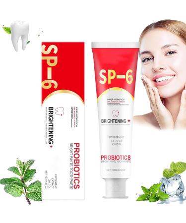 Sp6 Probiotic Toothpaste Sp-6 Probiotic Toothpaste Sp-6 Toothpaste Sp6 Ultra Whitening Toothpaste Sp-6 Toothpaste Oral Health Management Fresh Breath(1pcs)