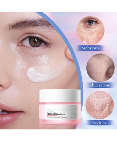 Niacinamide Brightening Face Cream Dry Skin Moisturiser - Whitening Cream for Face Acne Moisturiser Dark Spot Cream Niacinamide Day Cream for Dry Skin Prone to Blemishes - Radiance & Glowing Skin - Buy Online on GoSupps.com
