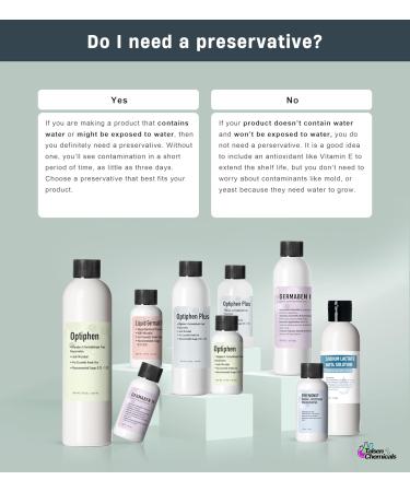 Talsen Chemicals Optiphen Preservative Liquid (8 Oz / 236 mL) Optiphen Natural Preservative for Cosmetics Water Soluble Paraben Free Broad Spectrum Preservative for Lotion Making - Buy Online on GoSupps.com