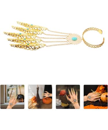 Didiseaon 2Pcs Practical Fashion More Comfortable Cozie Dance Shows Fingernail Tip Claw Rings Nail Bracelet Women Belly Nail Fingernail Claws Claw Fingers Cosplay Halloween Jewelry Paw - Buy Online on GoSupps.com