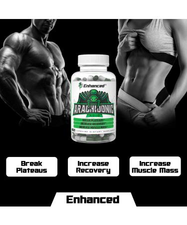 Enhanced Labs Arachidonic Acid Supplement - Muscle & Strength Booster (120 Capsules) - Buy Online on GoSupps.com