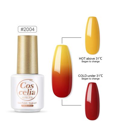 10 Pcs Color Changing Gel Nail Polish Set - Temperature Changing Full Color Collection for Nail Art #5 - Buy Online on GoSupps.com