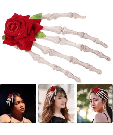 Beaupretty Skeleton Hands Hair Clip Rose Hair Clip Halloween Hair Clips for Halloween Party Masquerade - Buy Online on GoSupps.com
