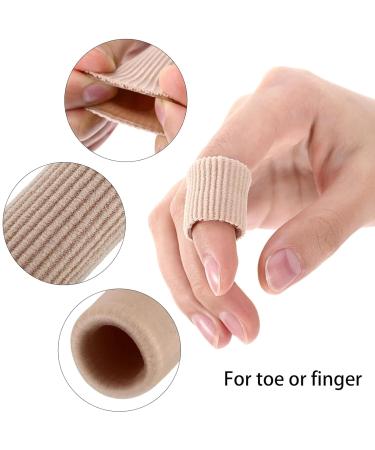 Toe Cushion Tubes Set of 6 - Soft Gel Protectors for Corns Blisters & Calluses | Pain Relief Toe Sleeves - Value Pack - Buy Online on GoSupps.com