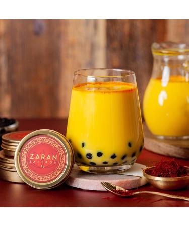 Zaran Saffron Superior Saffron Threads (Super Negin) - Premium Grade 2.0g for Paella, Risotto, Teas & More - Buy Online on GoSupps.com