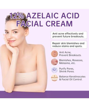 Azelaic Acid 12% Serum for Acne & Blemishes | Nicotinamide Serum for Smooth Skin - 0.7 OZ - Buy Online on GoSupps.com