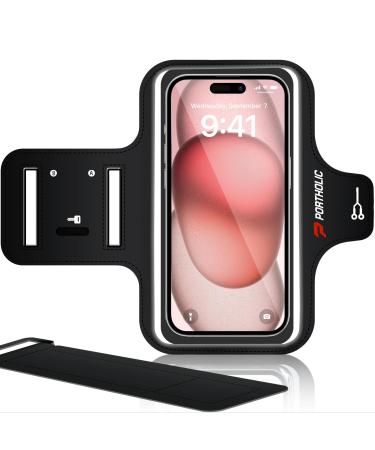 Portholic Weldfest Cell Phone Sports Arm Band Arm holder for iPhone 15/13/12/11 Samsung Galaxy S24/S23/S22 Huawei P60/P50 Xiaomi hiking for jogging with extension band (m) - Buy Online on GoSupps.com